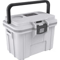 Pelican 8Q Elite Cooler, White/Grey
