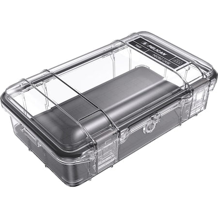 Pelican M60 Case, 9.3x6x3.2, Black/Clear