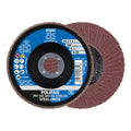4 x 5/8" A.H. POLIFAN Flap Disc - A SG STEELOX, Aluminum oxide, 80 Grit, Flat
