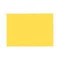 10" x 14" Scalloped Sun Yellow Paper Placemats, PK1000