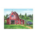 10" x 14" Patriotic Barn Paper Placemats, PK1000