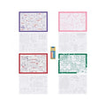 10" x 14" Kids Placemats and Crayons Combo Pack, PK50