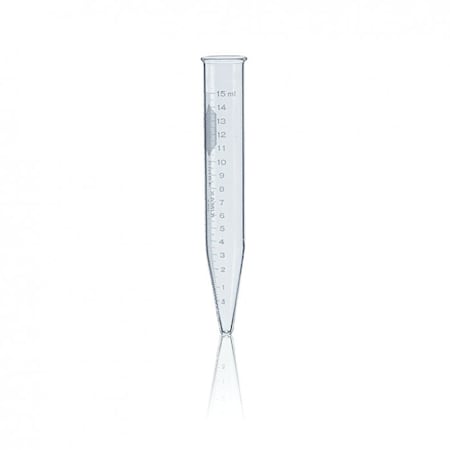Conical Centrifuge Tube, 15mL, Clear, PK12