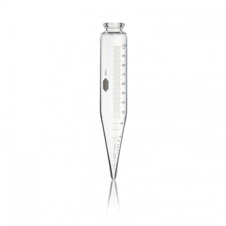 Conical Test Centrifuge Tube, 100mL, PK12