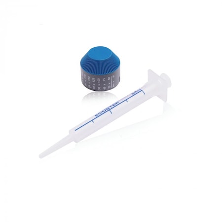 Pipettor Syringe, 3.75mL, Blue, PK50