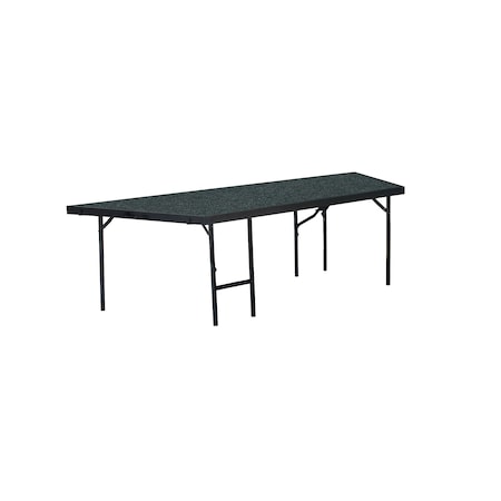 Stage Pie Compatible with a 3 Ft. x 8 Ft. x 32" Stage, Grey Carpet