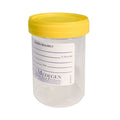 Specimen Container, 120mL, Yellow, PK300
