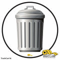 Trash Can, Floor Sign, Industrial Streng, TRASHCAN16