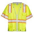 High Visibility Vest, Class 3, XL, Lime