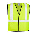 Hi-Vis Vest, Hook-Loop, Class 2, Lime, L-XL