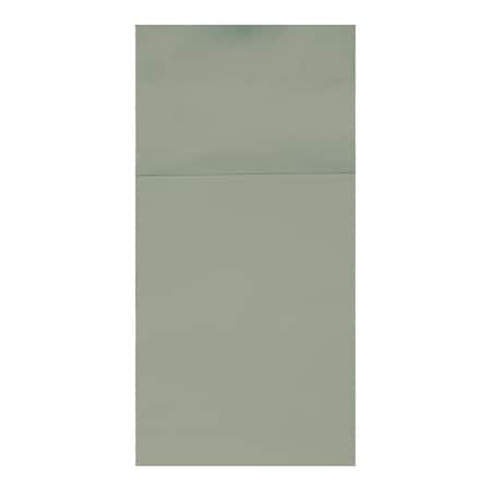 8.25" x 4.25" Coin Embossed Quickset Sage Green Dinner Napkins 800 PK