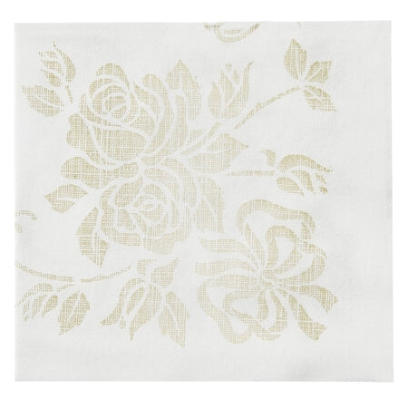 Dinner Napkin, Gold Prestige, 1/4Fold, PK75