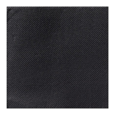 4" FashnPoint Black Beverage Napkins, PK100