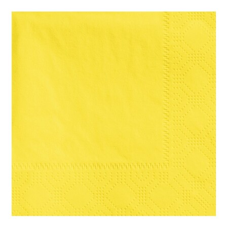 4.75" Regal Embossed Yellow Beverage Napkins, PK250