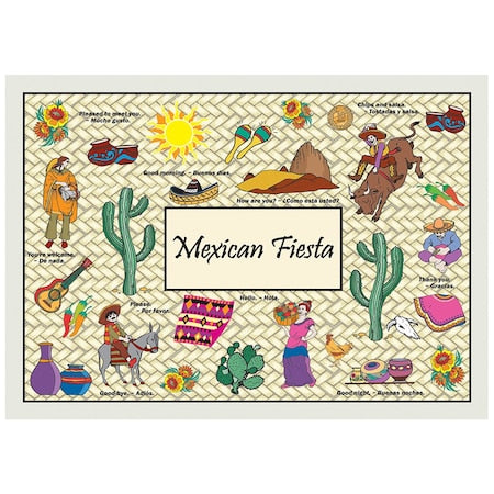 Mexican Fiesta Placemat, Recycled, PK1000