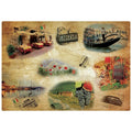 10" x 14" Tour of Italy Paper Placemats, PK1000