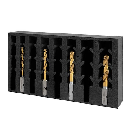 HMT HSS-Cobalt Drill Bit Set 1/4, 5/16, 3/8, 1/2''