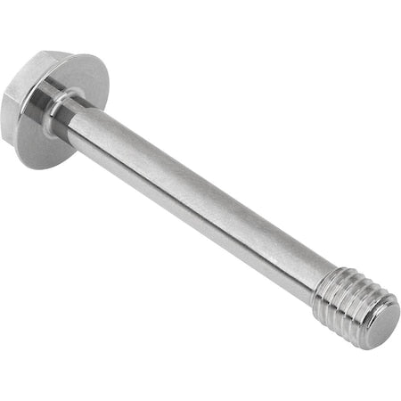A4, M6 Hex Head Cap Screw, Hygienic Polished Stainless Steel, 50 mm L