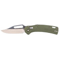 KTO Knife, Clip Point Blade, Green Handle