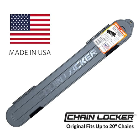 Universal Chainsaw Chain Storage Case, Fits up to 20 Chains, Gray