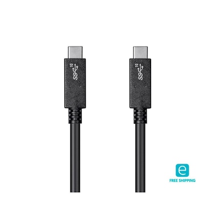 Essentials USB Type-C to Type-C 3.1 Gen 2 Cable - 10Gbps_ 5A_ 30AWG_ B