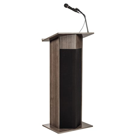 Sound Lectern, 46 in H, Ribbonwood