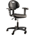 Office Chair, 37 in H, Black