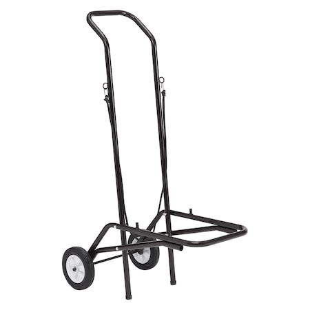 Stack Chair Dolly, 150 lb cap., Brown
