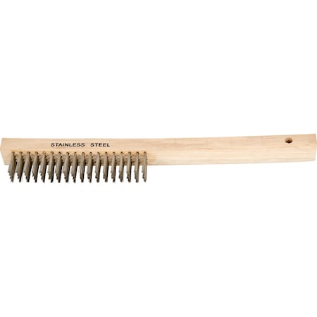 Curved Handle Scratch Brush, Ecnmy, 4"x19