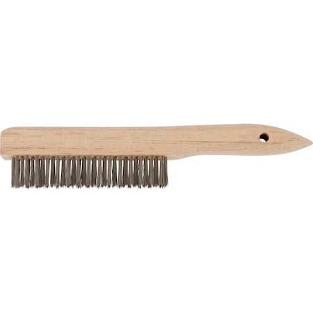 Shoe Handle Scratch Brush, Ecnmy, 4"x16