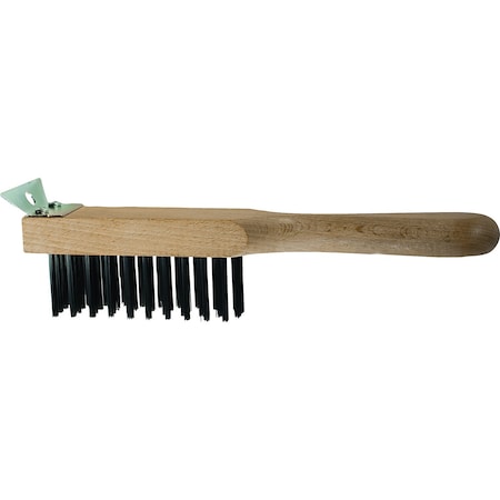 Scratch Brush, Scraper, Heavy Duty, 4"x11