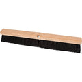 24" Medium Sweep Floor Brush - Black Tampico Fill, 3" Trim