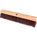 18" Coarse Sweep Floor Brush - Maroon Synthetic Fill, 3" Trim
