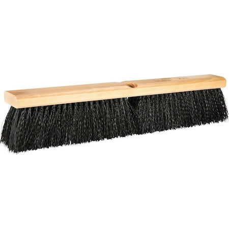 Garage Broom, Stiff Polypro, 18