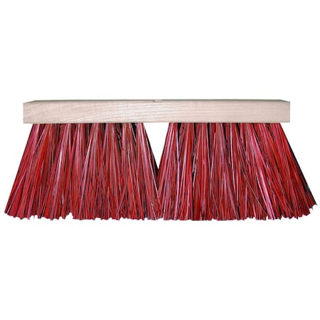 Street Broom, Hvy Dty, Dyed Palmyra, 16