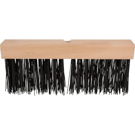 Broom, Flat Wire, 16", 4 Rows, 5" Trim