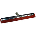 18" Floor Squeegee - Straight - Standard Duty, Red Gum Blade