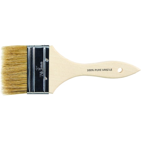 3" Chip White natural bristles Bristle, Paint Brush