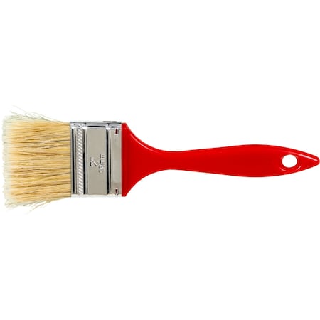 2" Wall Natural Bristle Bristle, Paint Brush, Plastic Handle