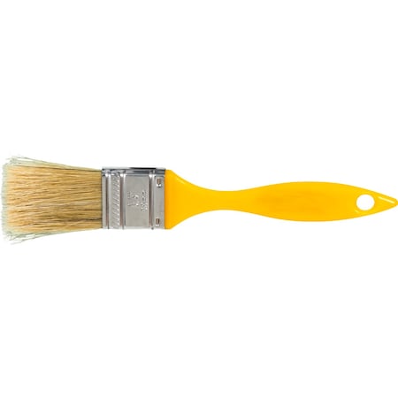 1-1/4" Wall Natural Bristle Bristle, Paint Brush, Plastic Handle