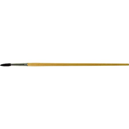 1/4 in L Brush, Natural, Wood