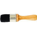 1-1/4" Flat Stencil Black China Bristle, Paint Brush
