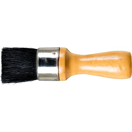 1-1/2" Flat Stencil Black China Bristle, Paint Brush