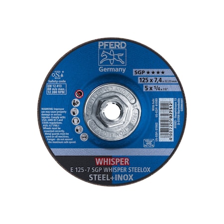 Grinding Wheel, 5"x1/4