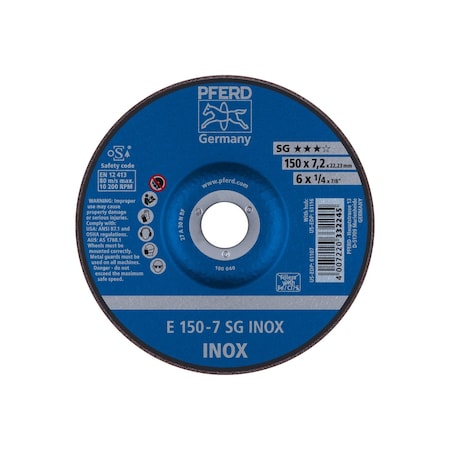 Grinding Wheel, 6"x1/4