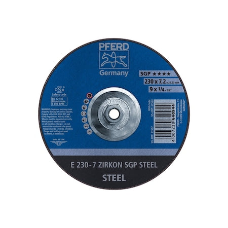 Grinding Wheel, T27, 9"x1/4
