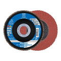 4-1/2" x 7/8" A.H. POLIFAN Flap Disc - A-COOL SG INOX+ALU, Aluminum oxide, 80 Grit, Conical
