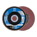 5" x 7/8" A.H. POLIFAN Flap Disc - A SG STEELOX, Aluminum oxide, 60 Grit, Conical