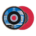 5" x 7/8" A.H. POLIFAN Flap Disc - CO-COOL SG STEELOX, Ceramic oxide, 60 Grit, Conical