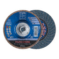 5" x 5/8-11 Thd. POLIFAN Flap Disc - Z SGP STRONG STEEL, Zirconia, 36 Grit, Conical
